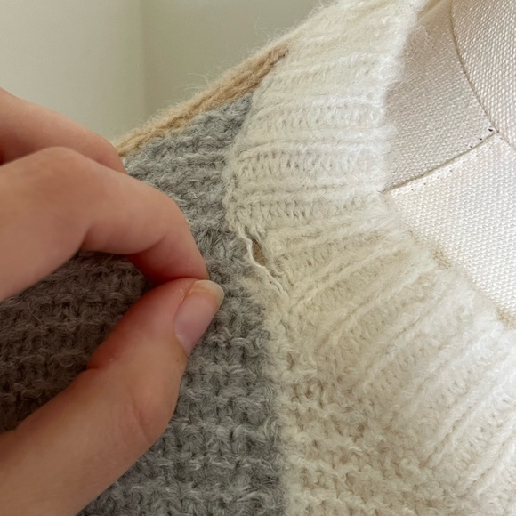 Cozy Neutral Knit Sweater - Picture 3 of 3